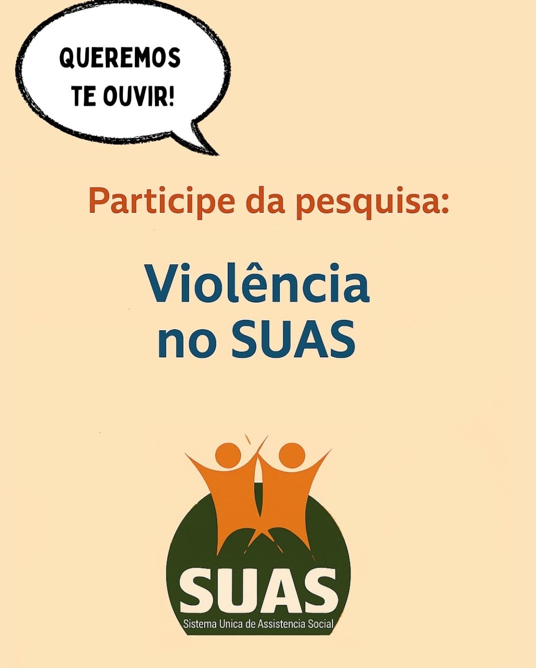 Convite para participação na pesquisa: Violência vivida por profissionais da Assistência Social